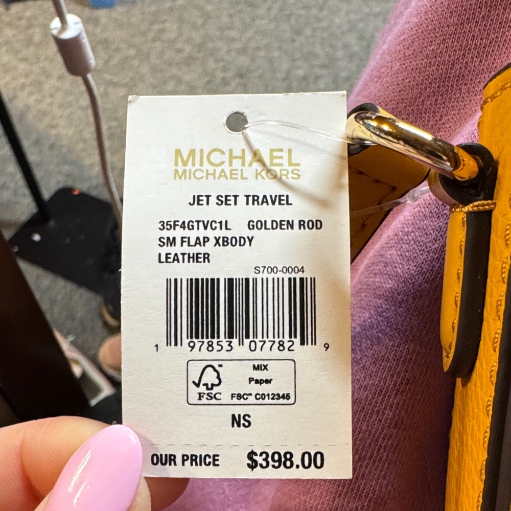 Michael Kors Mustard Crossbody Bag - Picture 2 of 2